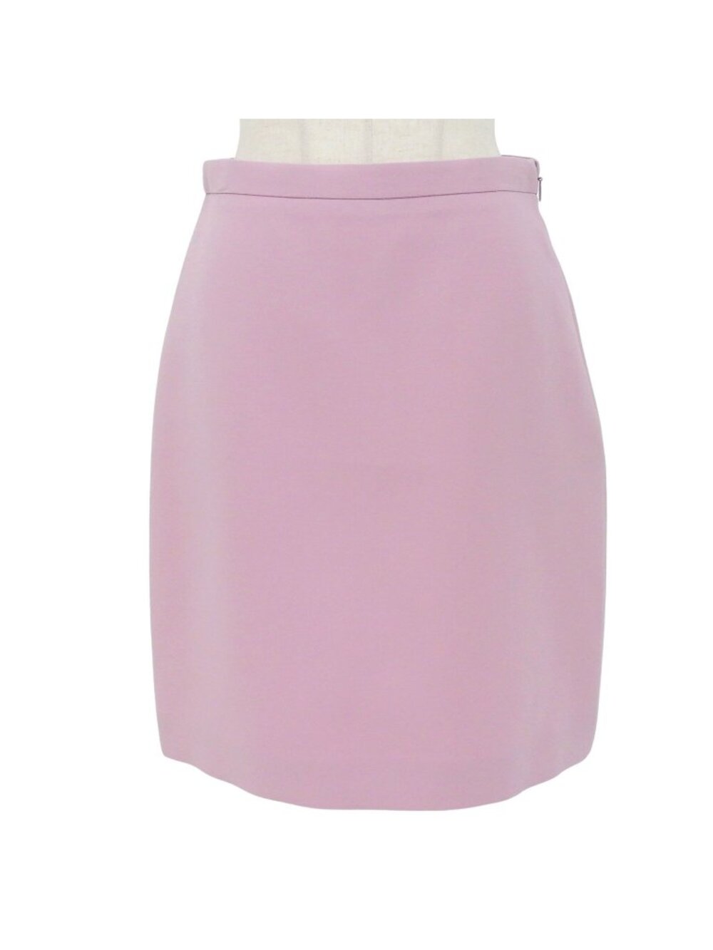 Gucci Silk Wool Trapezoid Fitted Skirt Purple 40